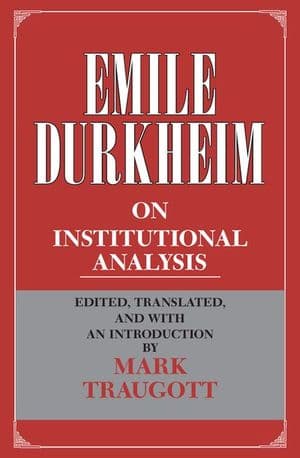 Buy On Institutional Analysis at Amazon