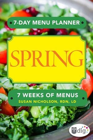 7-Day Menu Planner: Spring