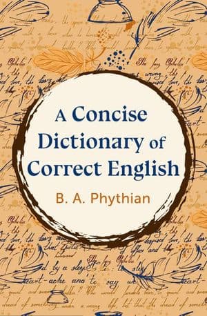 A Concise Dictionary of Correct English