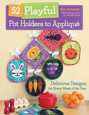 52 Playful Pot Holders to Applique