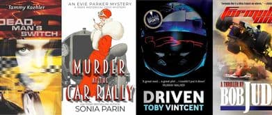 car racing mystery books