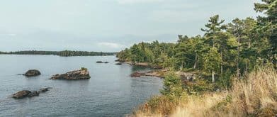 Lake Superior and the woods surrounding it