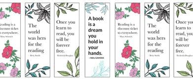 free printable bookmarks