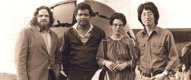 author ishmael reed with bob callahan, carla blanc, and shawn wong