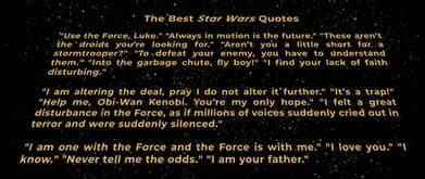 Star Wars quotes