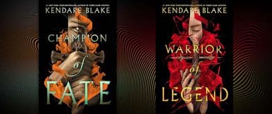 The Heromaker duology by Kendare Blake includes Champion of Fate and Warrior of Legend